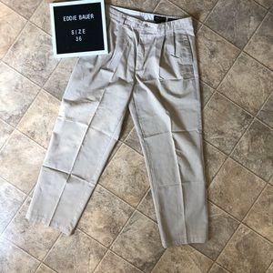 Eddie Bauer Men’s tan khakis